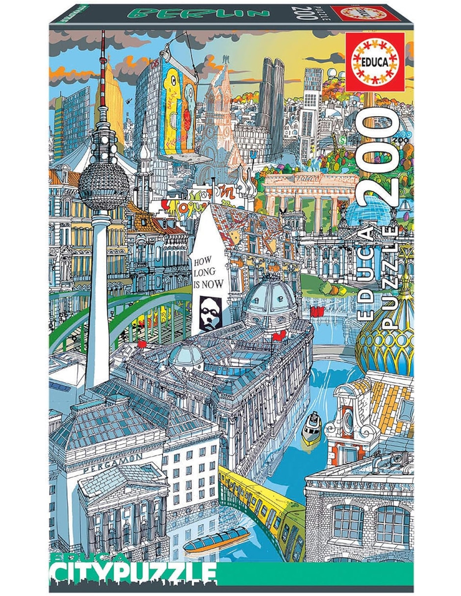 Rompecabezas artistas modernos city berlín 200 piezas Rompecabezas artistas modernos city berlín 200 piezas