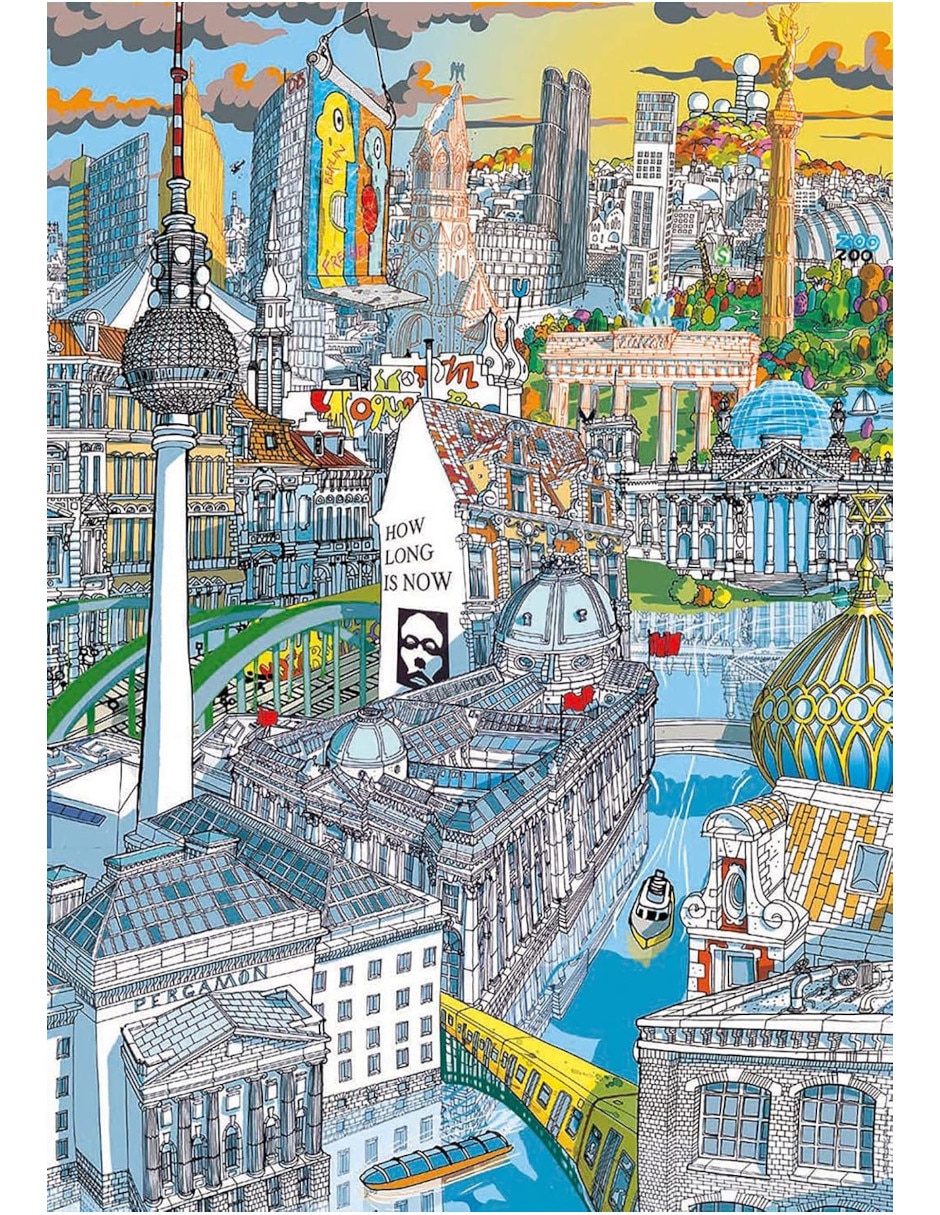 Rompecabezas artistas modernos city berlín 200 piezas 2