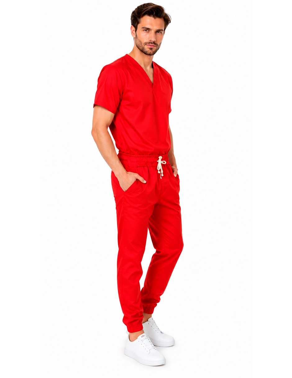 Pijama quirúrgica estilo relajado para hombre 2