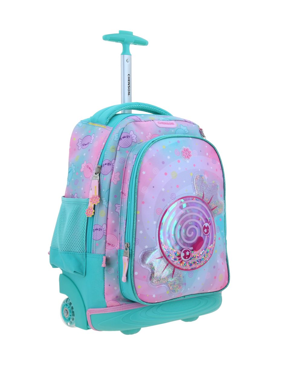 Mochila con ruedas escolar happy girl dolce para niña 6