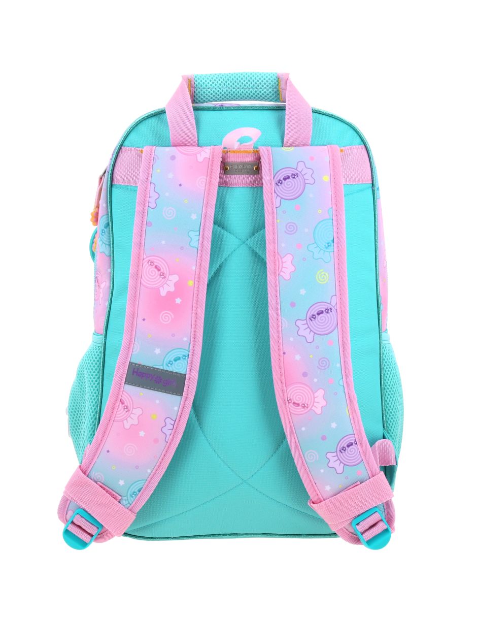 Mochila escolar happy girl dolce para niña 4