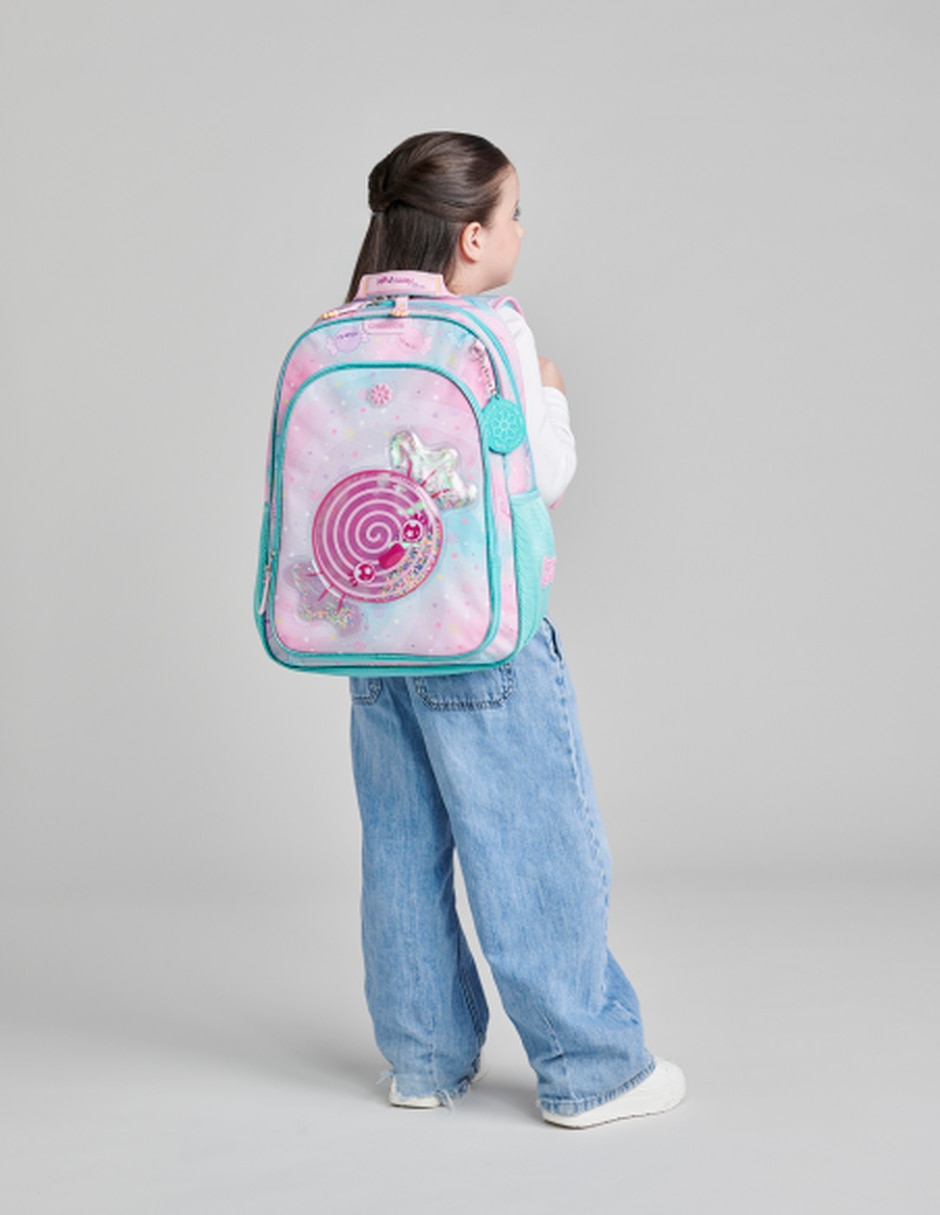 Mochila escolar happy girl dolce para niña 2