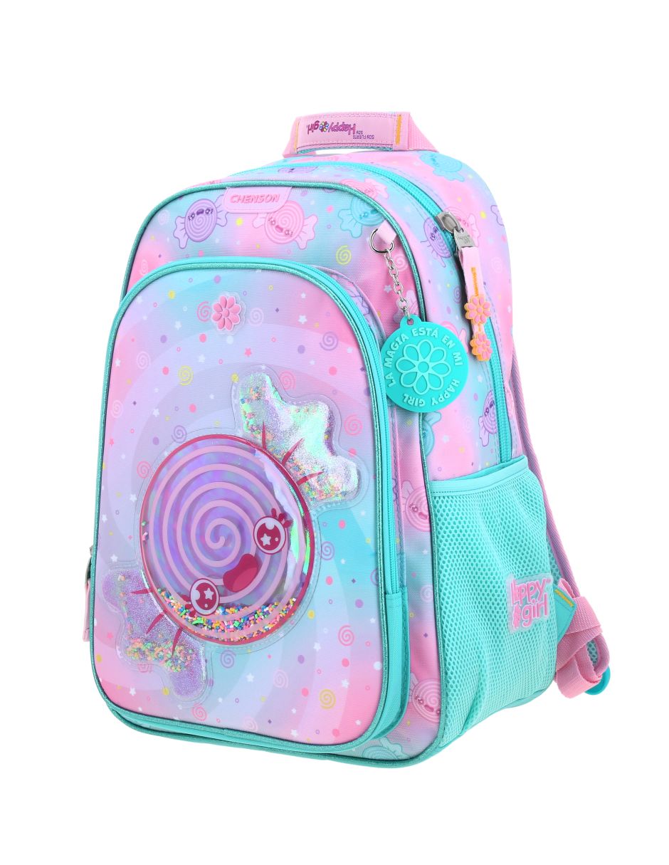 Mochila escolar happy girl dolce para niña 3