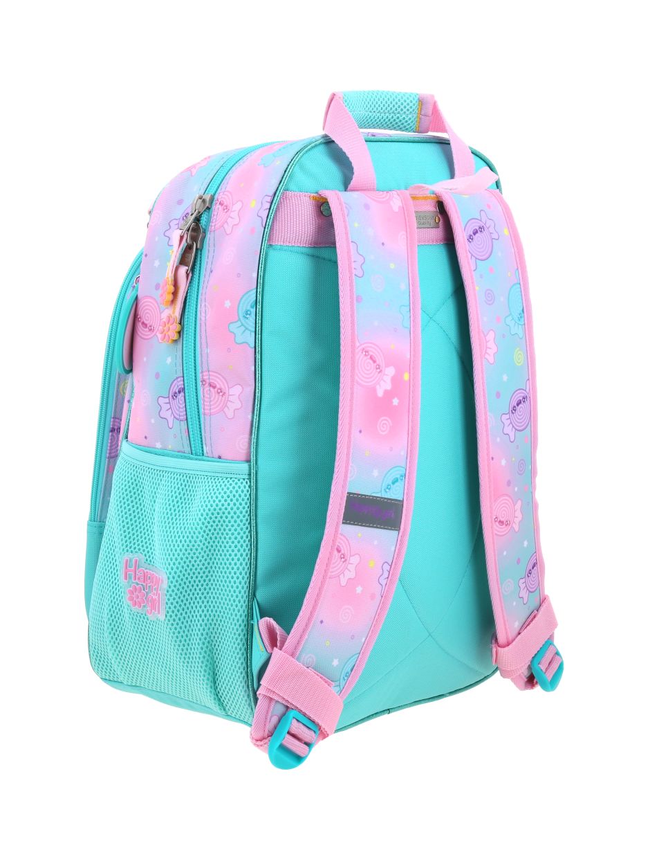 Mochila escolar happy girl dolce para niña 6