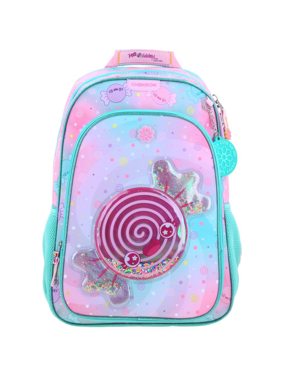 Mochila escolar happy girl dolce para niña 7