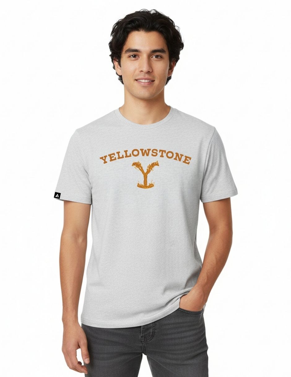 Set playera/Playera Yellowstone Made in USA cuello Redondo para hombre