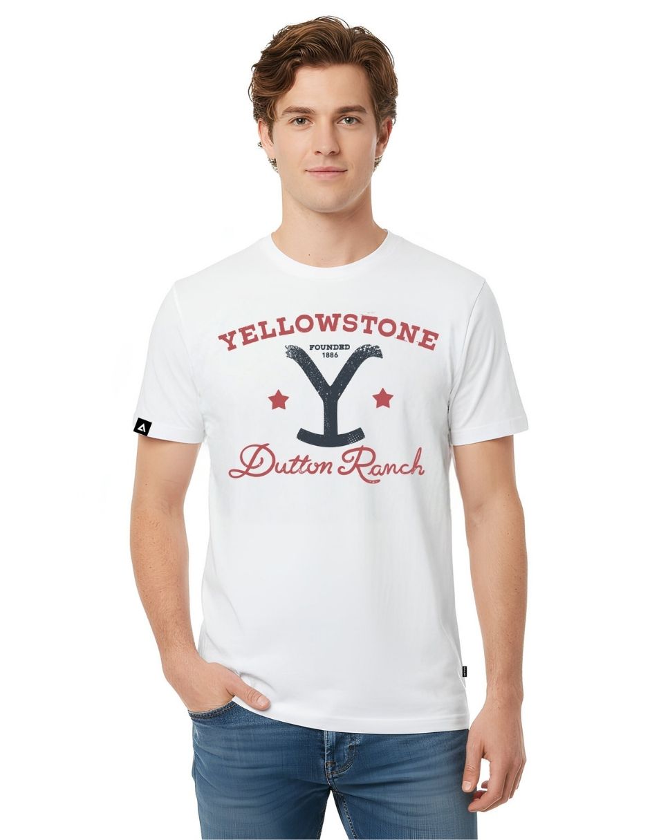 Set playera/Playera Yellowstone Stars cuello Redondo para hombre Set playera/Playera Yellowstone Stars cuello Redondo para hombre