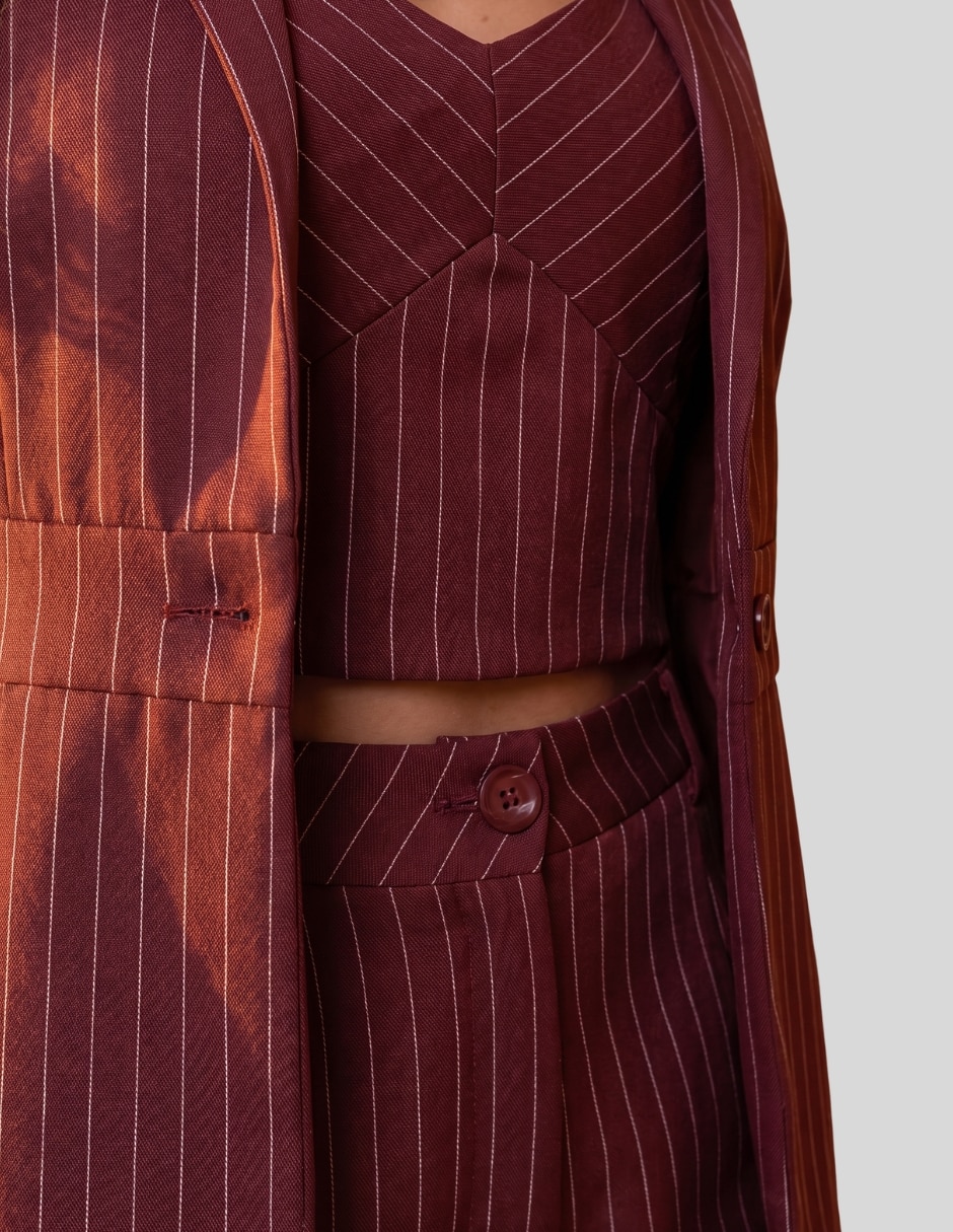 Conjunto formal malabis onjunto de mujer de tres piezas