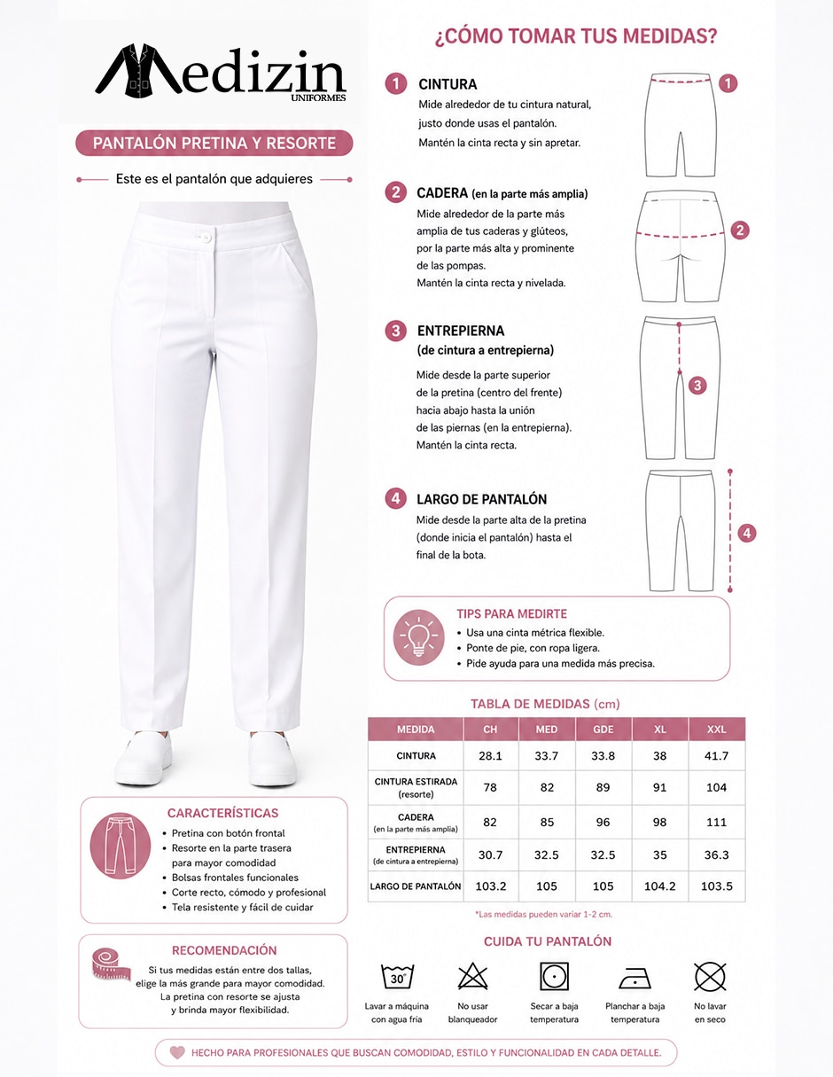 Pantalón de trabajo para mujer 3