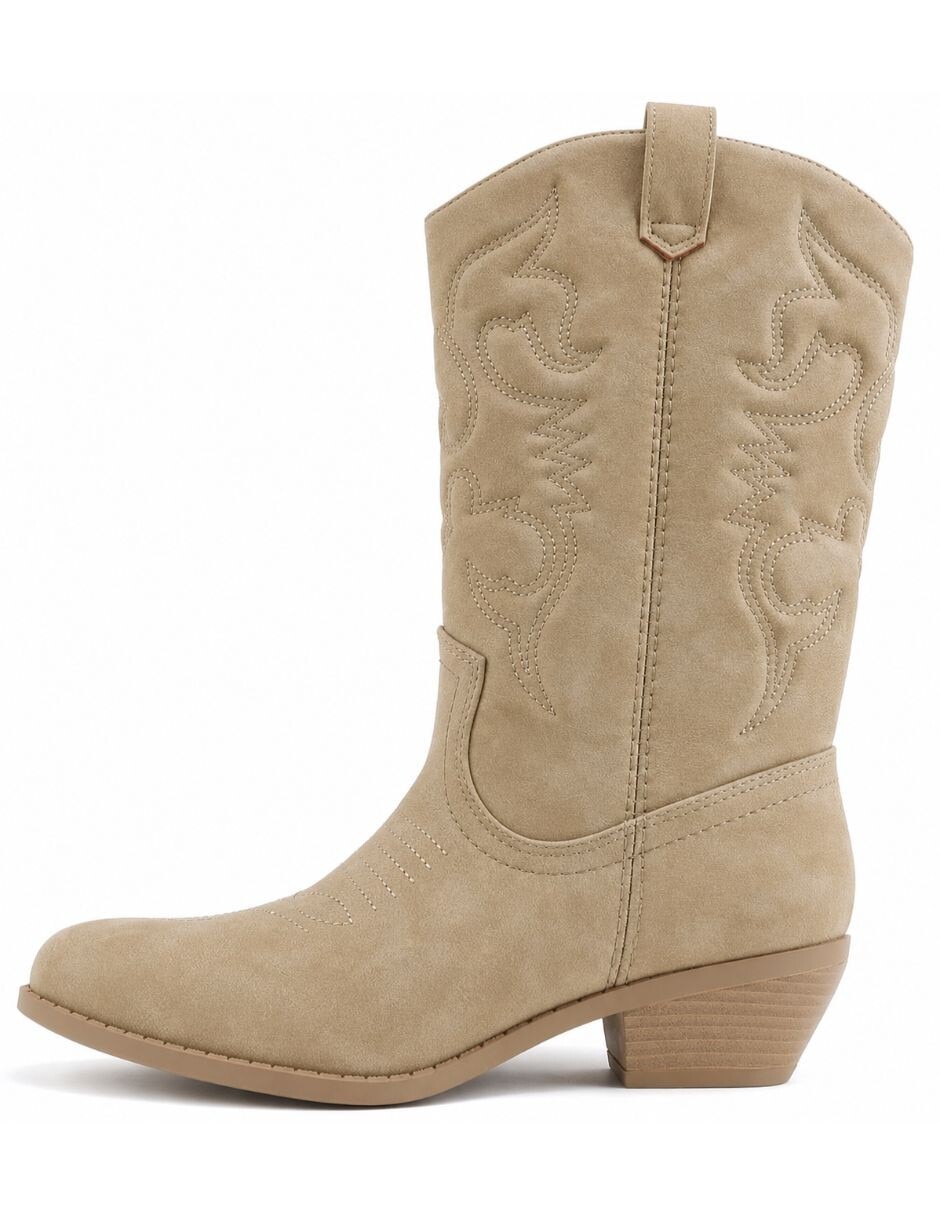 Bota cowboy arriba del tobillo para mujer Bota cowboy arriba del tobillo para mujer