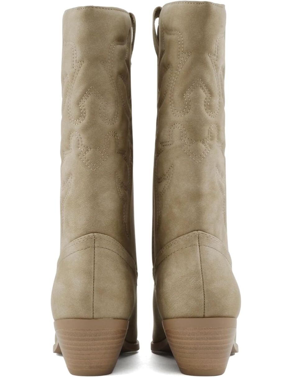 Bota cowboy arriba del tobillo para mujer 3