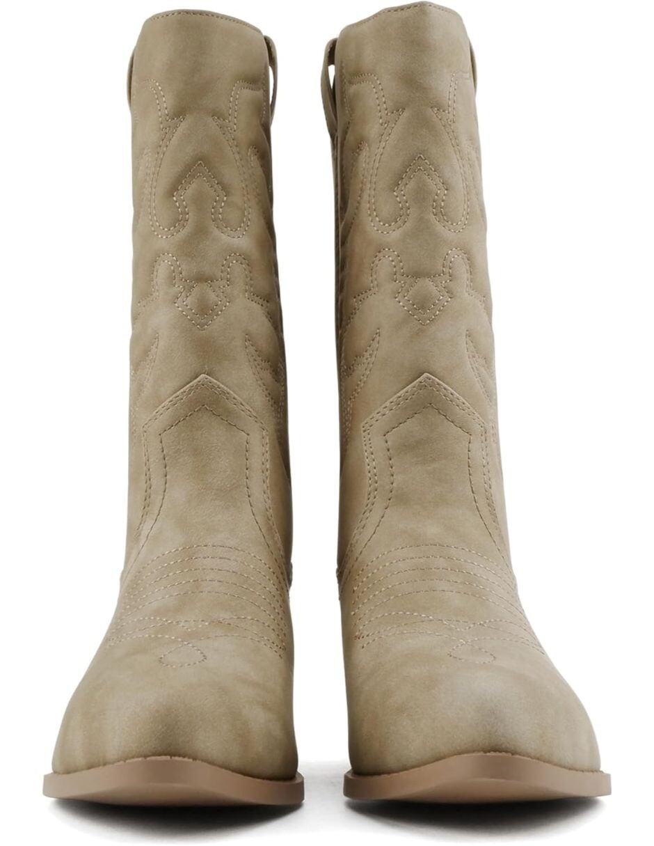 Bota cowboy arriba del tobillo para mujer 5