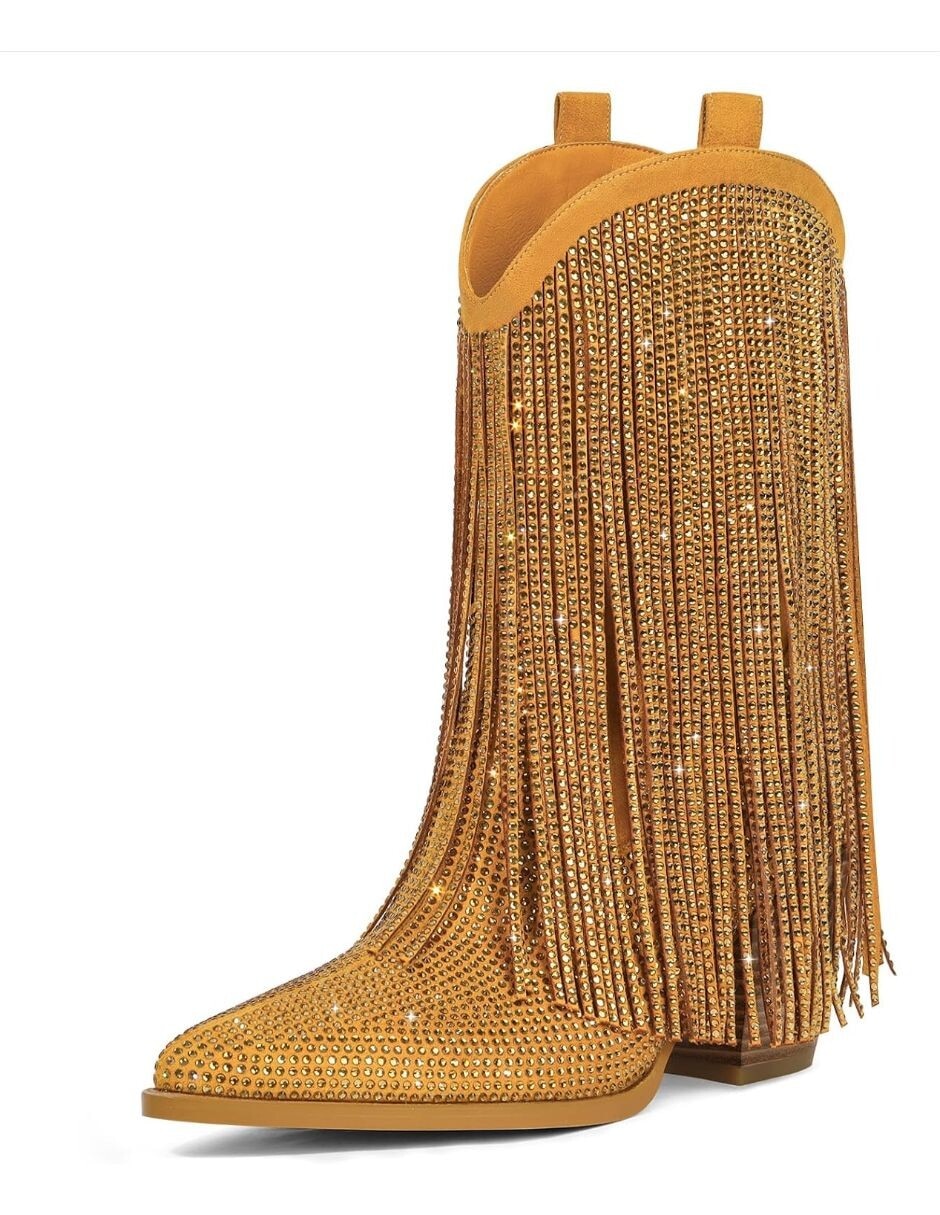 Bota cowboy arriba del tobillo para mujer 2