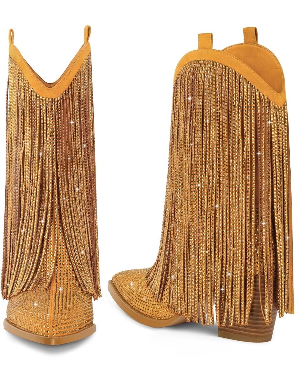 Bota cowboy arriba del tobillo para mujer 3
