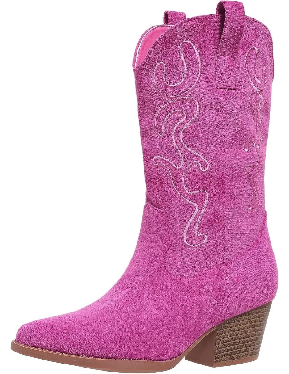 Bota cowboy arriba del tobillo para mujer 1