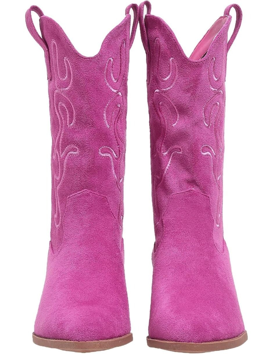 Bota cowboy arriba del tobillo para mujer 2