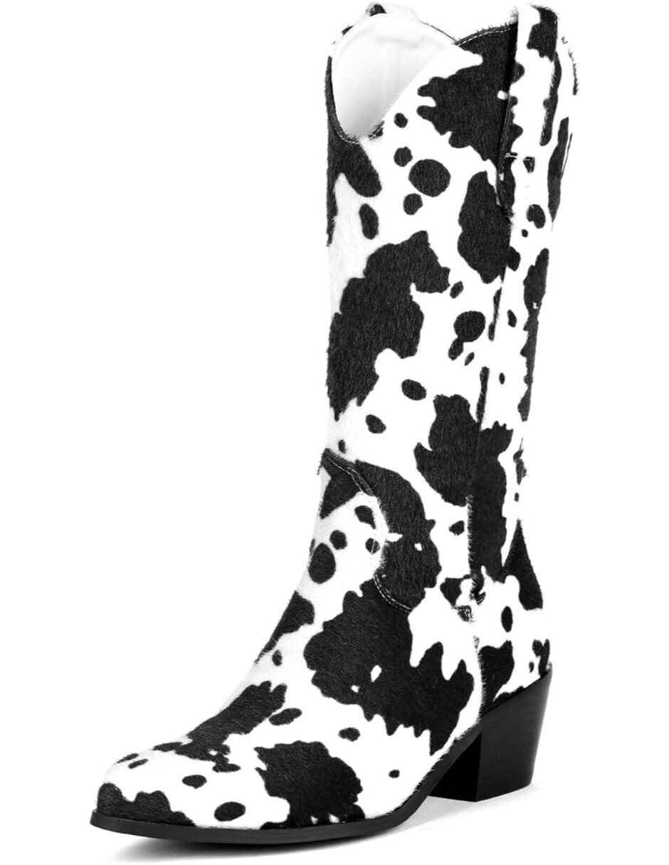 Bota cowboy arriba del tobillo para mujer 2