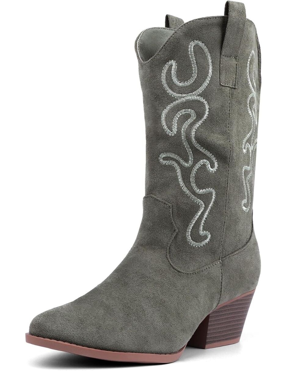 Bota cowboy arriba del tobillo Gwin para mujer