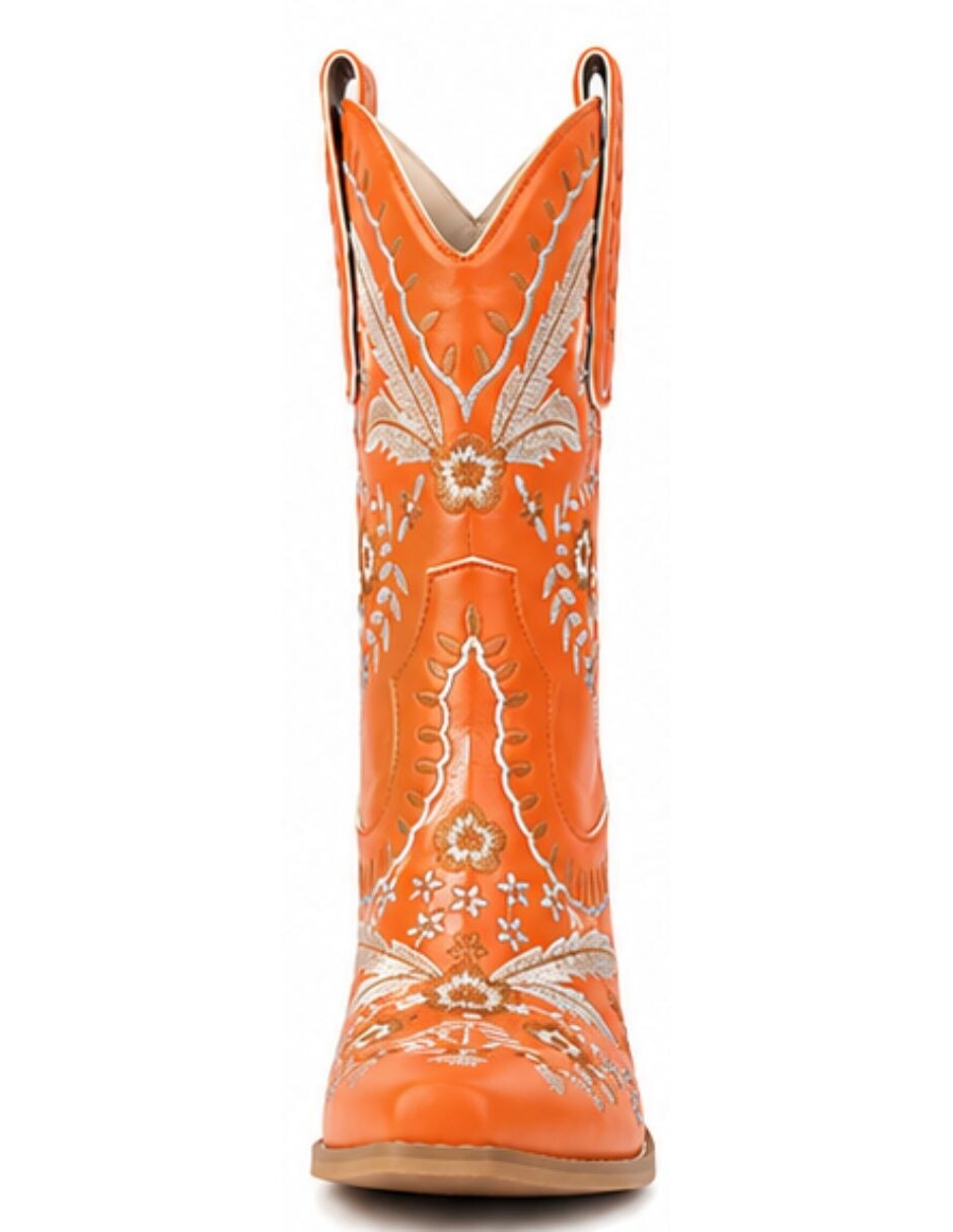 Bota cowboy arriba del tobillo para mujer 5
