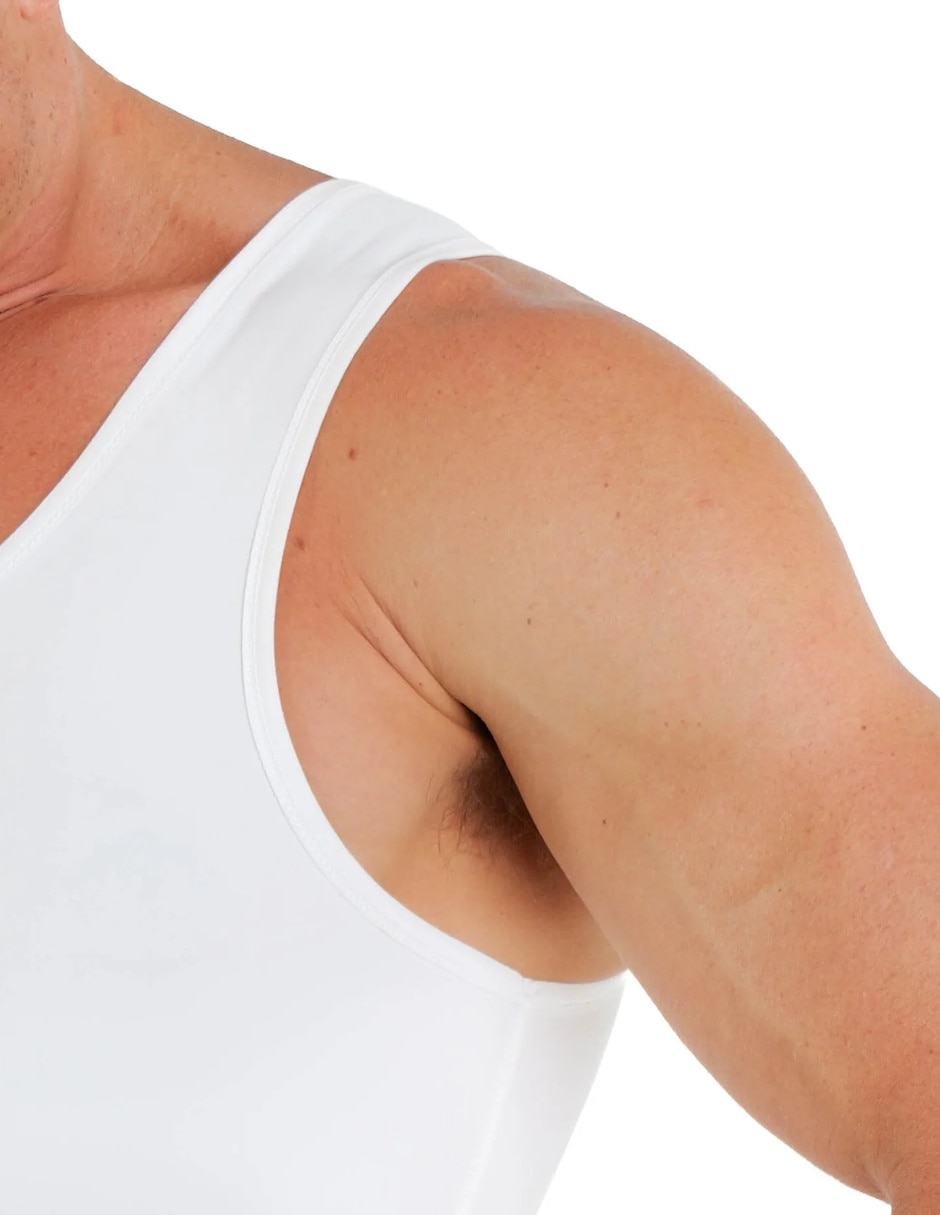 Camiseta tipo faja control de abdomen para hombre 2