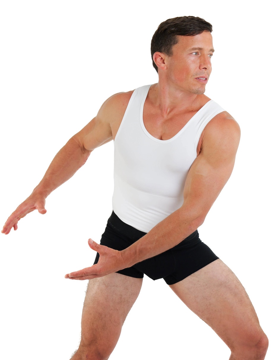 Camiseta tipo faja control de abdomen para hombre 3