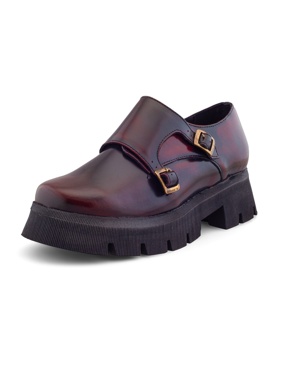 Zapato de piel bovino para mujer Zapato de piel bovino para mujer
