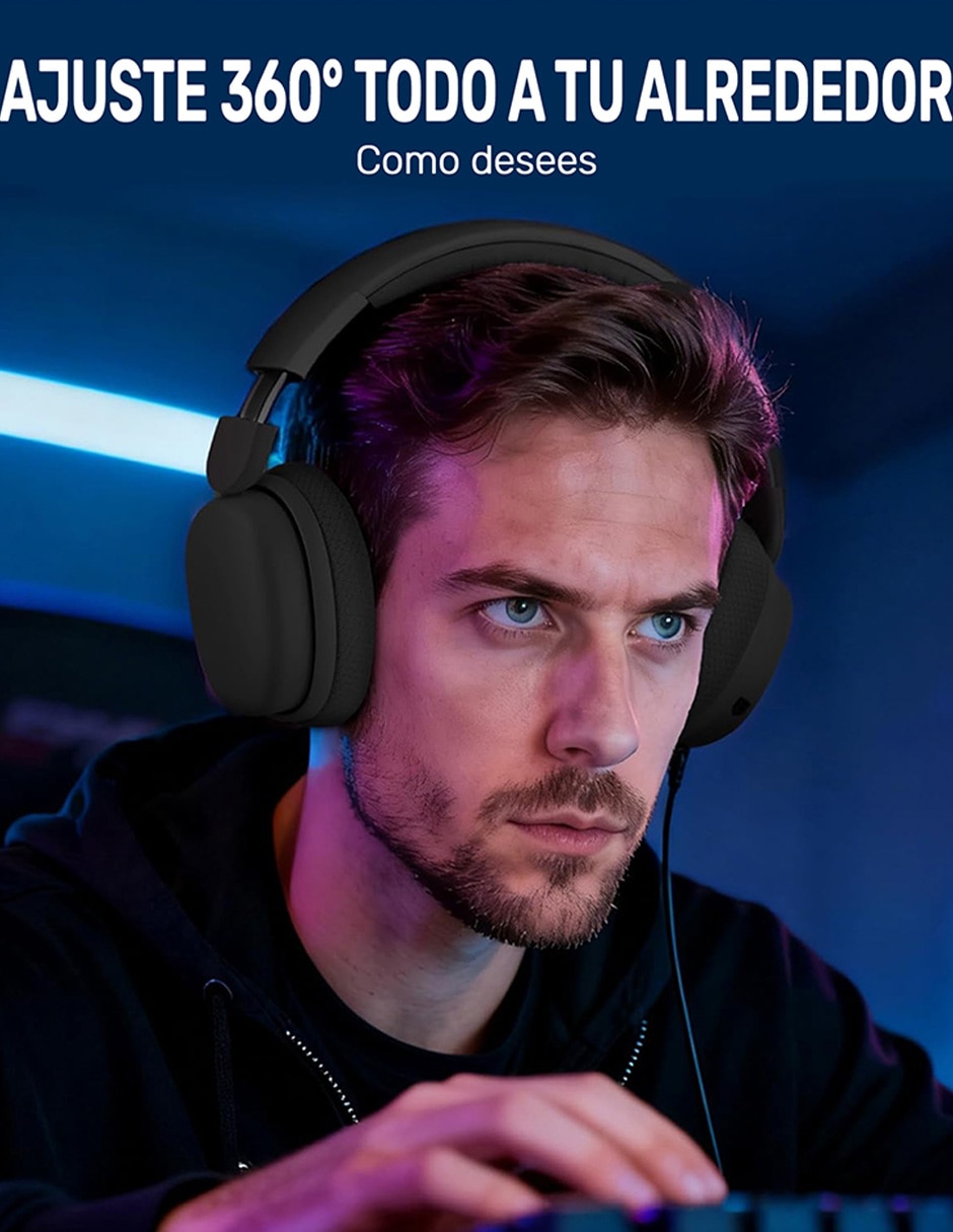 Audífonos gamer alámbrica e inalámbrica g7 pro 2