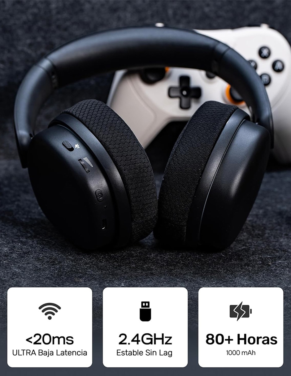 Audífonos gamer alámbrica e inalámbrica g7 pro 9