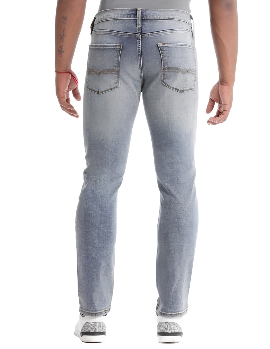 Jeans skinny skinny para hombre 2