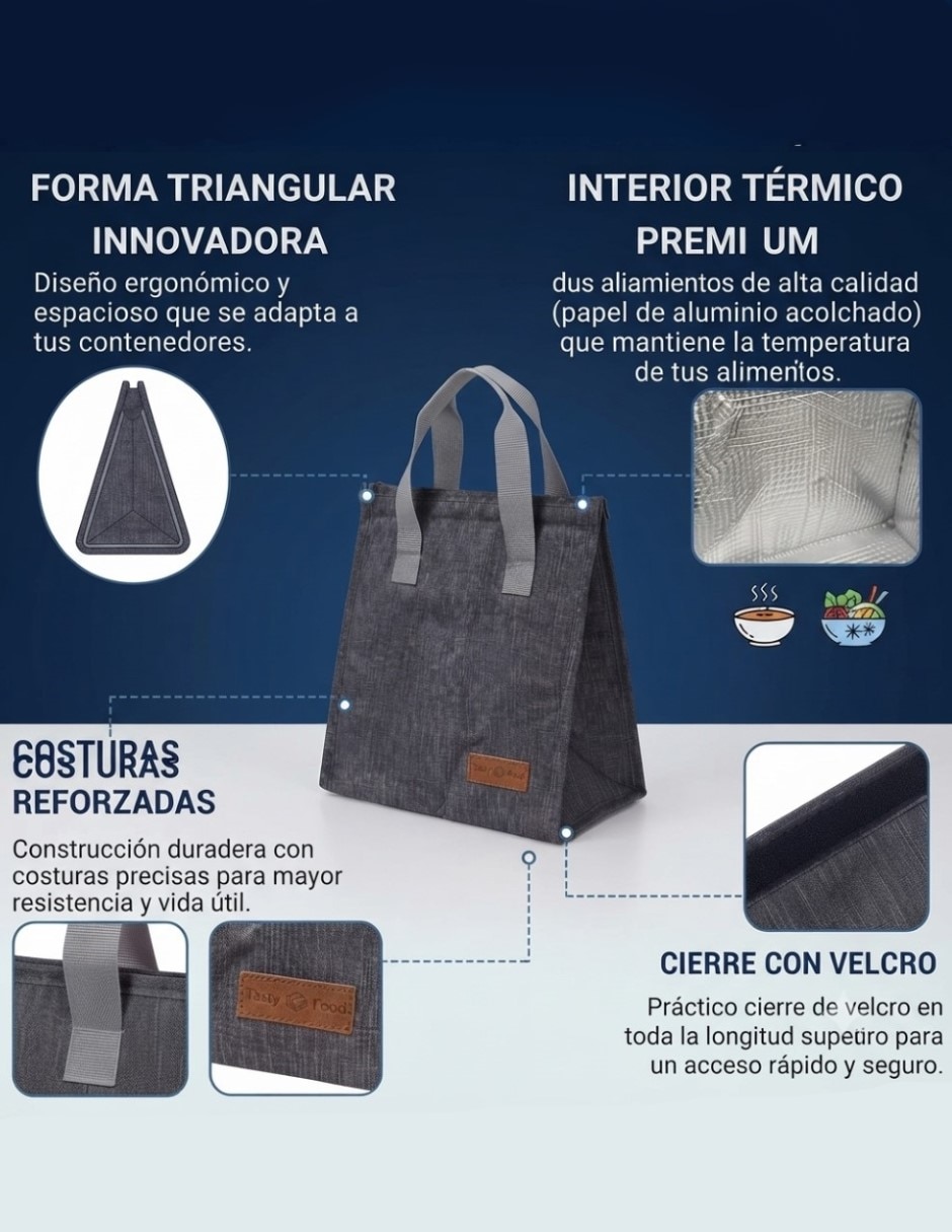 Lonchera para hombre y mujer capacidad de 8 litros 5