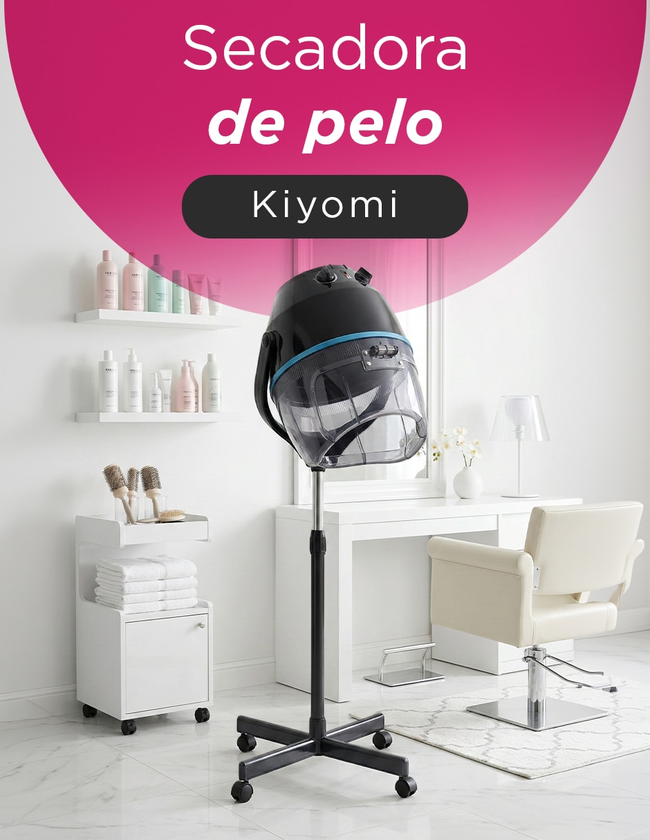 Secadora de cabello vaporizador capilar secadora de pelo kiyomi negro 2