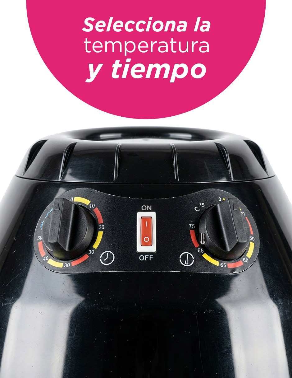 Secadora de cabello vaporizador capilar secadora de pelo kiyomi negro 4