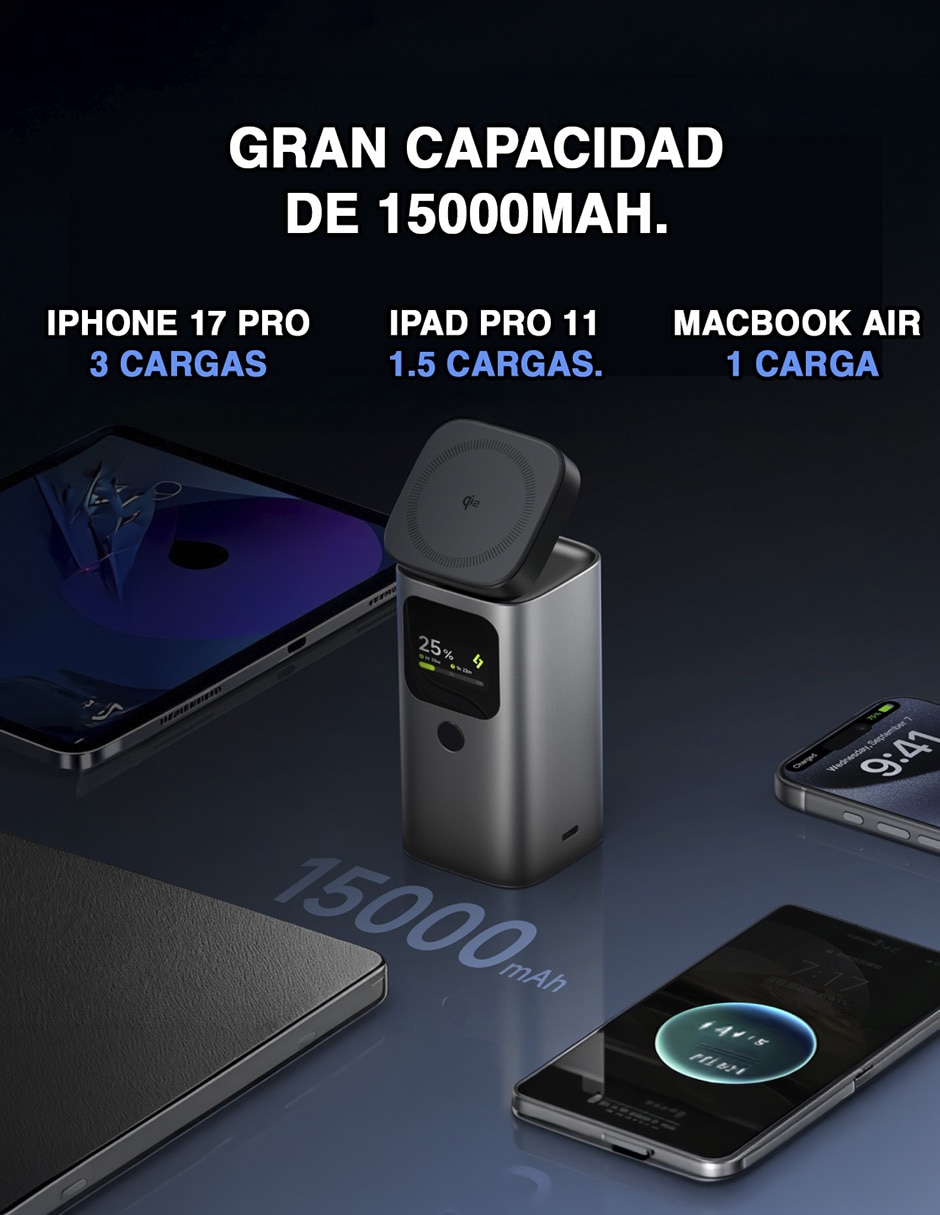 Batería portátil 15000 mah 2