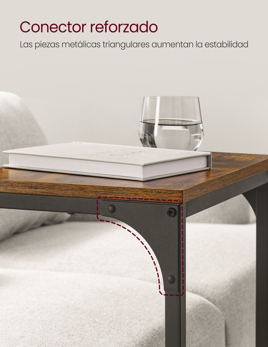 Mesa lateral byram de acero 3