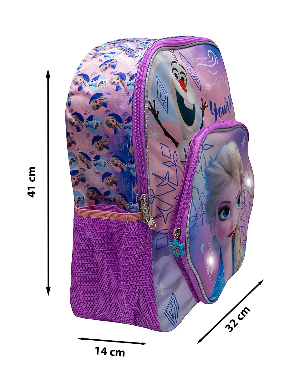 Mochila escolar frozen para niña 7