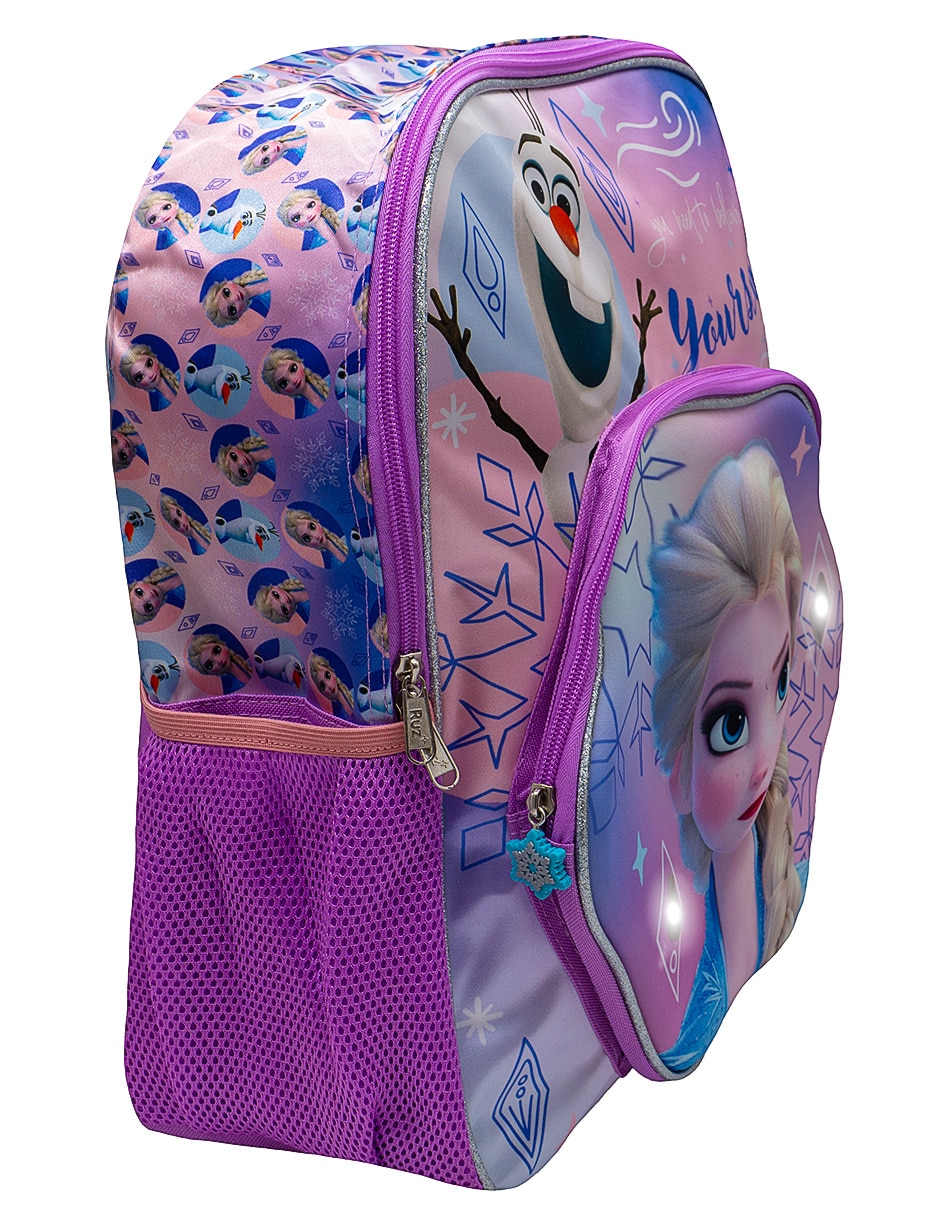 Mochila escolar frozen para niña 6