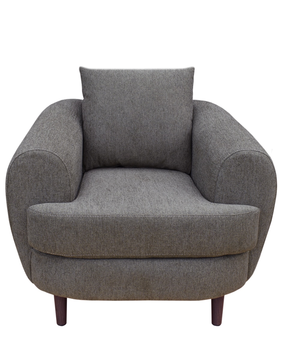 SILLÓN MACAROON *CE* TELA, GRIS