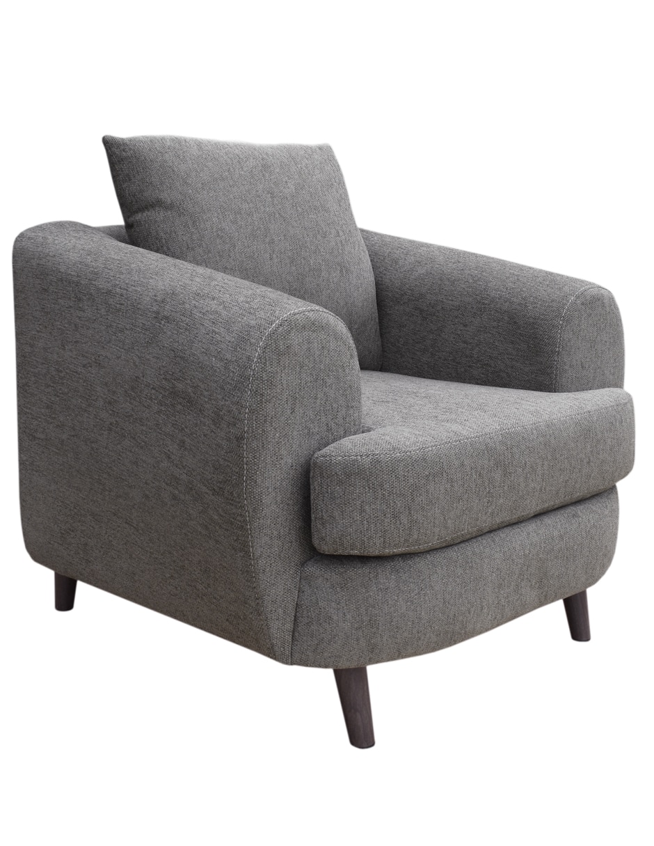 SILLÓN MACAROON *CE* TELA, GRIS
