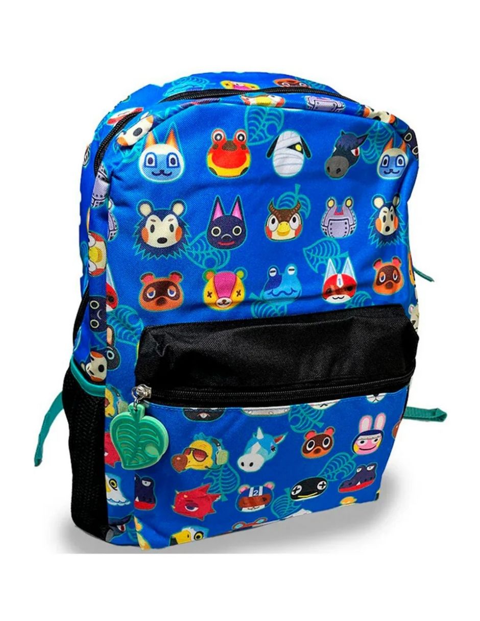 Mochila escolar animal crossing animal crossing mochila azul unisex 4