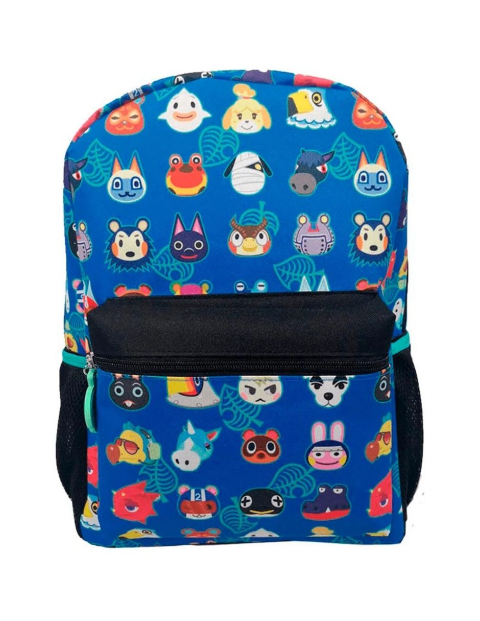Mochila escolar animal crossing animal crossing mochila azul unisex 5