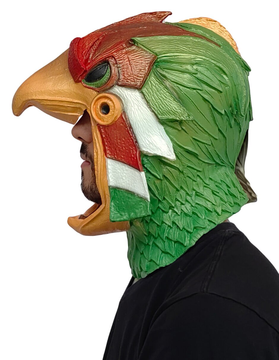 Máscara para disfraz de guerrero águila 4