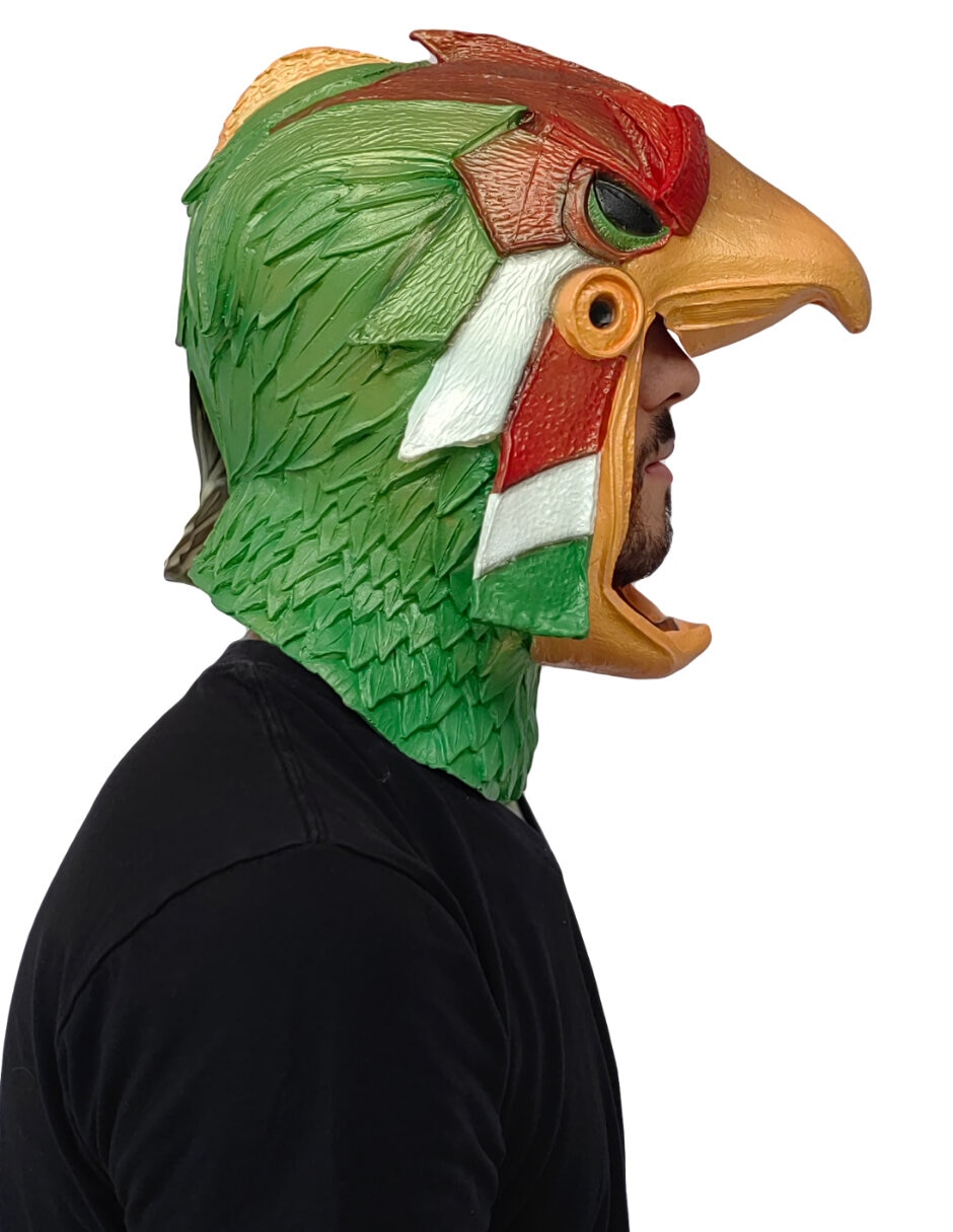 Máscara para disfraz de guerrero águila 2
