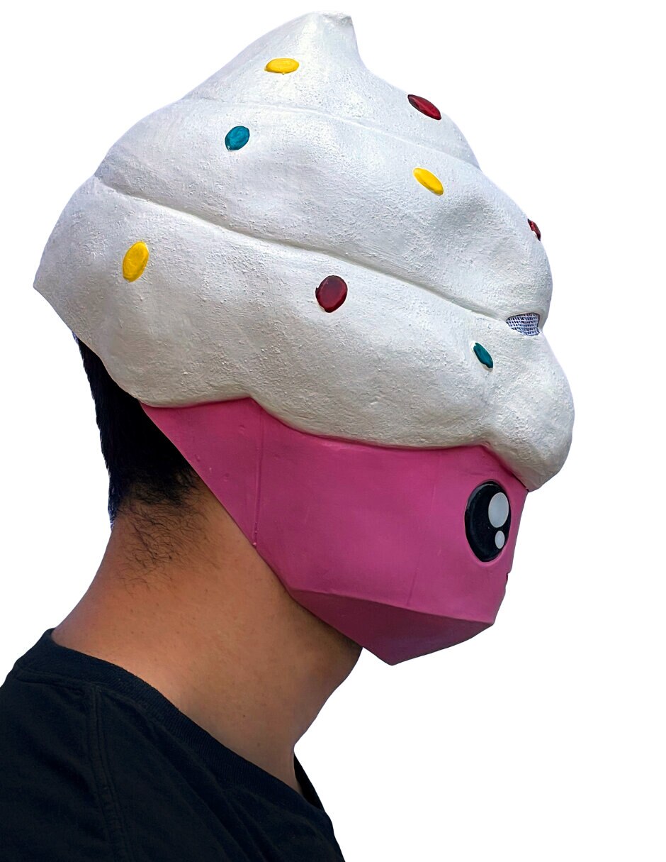 Máscara para disfraz de Cupcake Kawaii 4