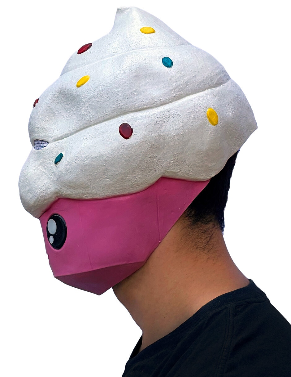 Máscara para disfraz de Cupcake Kawaii 3