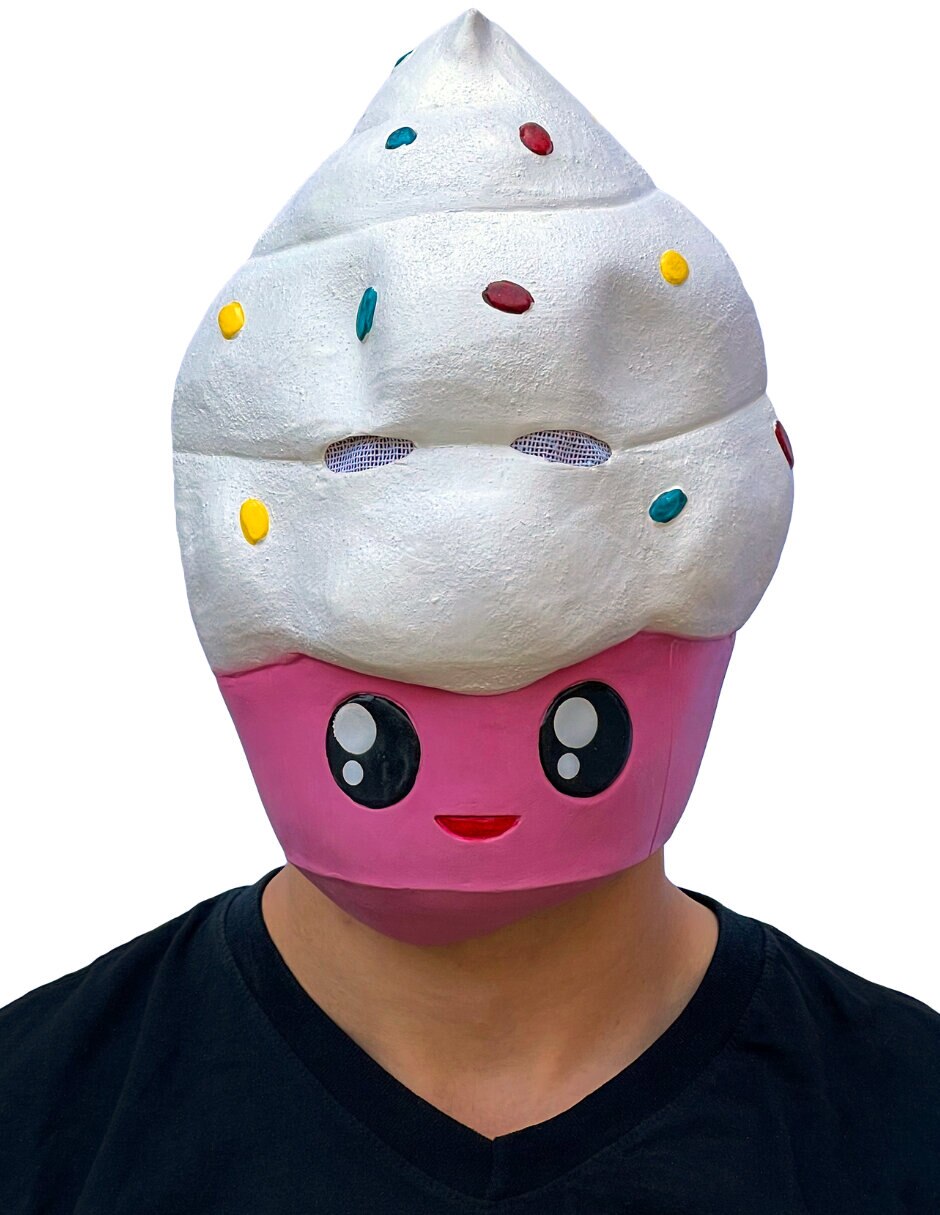 Máscara para disfraz de Cupcake Kawaii 6