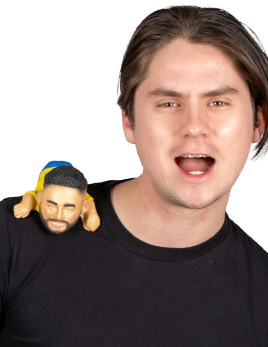 Shoulder buddy para disfraz de futbolista brasileño Neymar 5