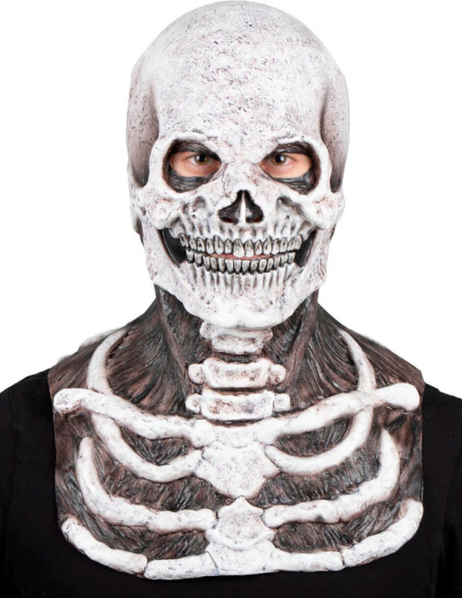 Máscara para disfraz de calavera Mr.Bones Máscara para disfraz de calavera Mr.Bones