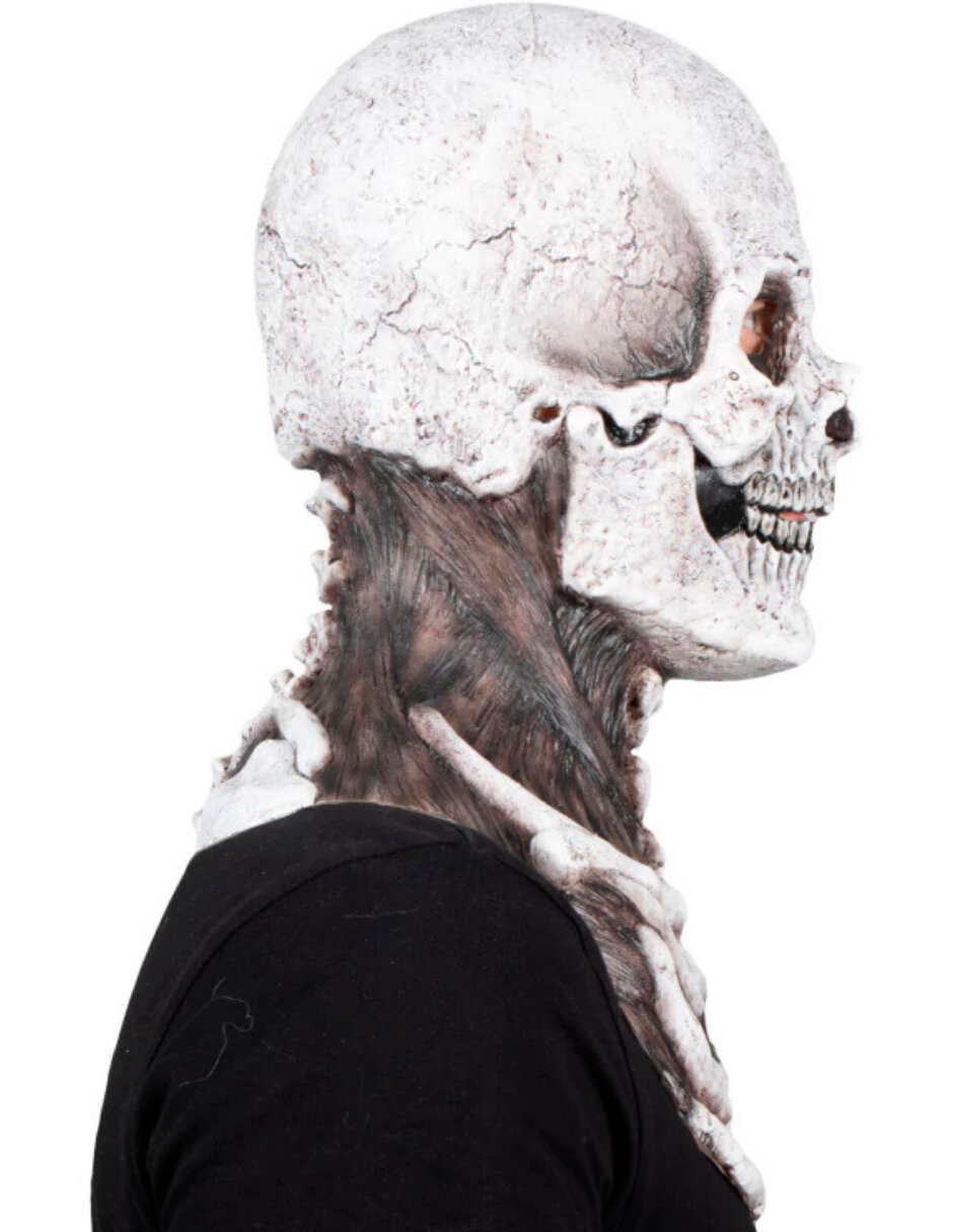 Máscara para disfraz de calavera Mr.Bones 3