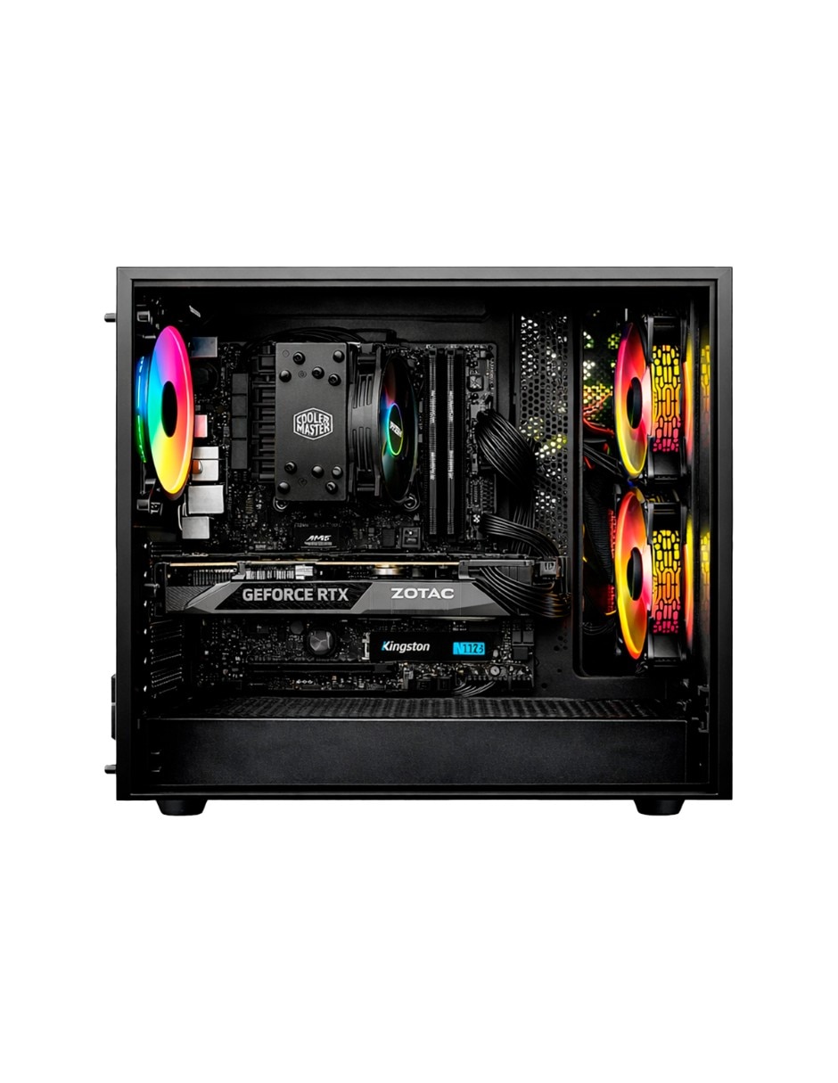 Computadora de escritorio PC-050 AMD Ryzen 7 NVIDIA GeForce RTX 5060 32 GB RAM 1 TB SSD 2