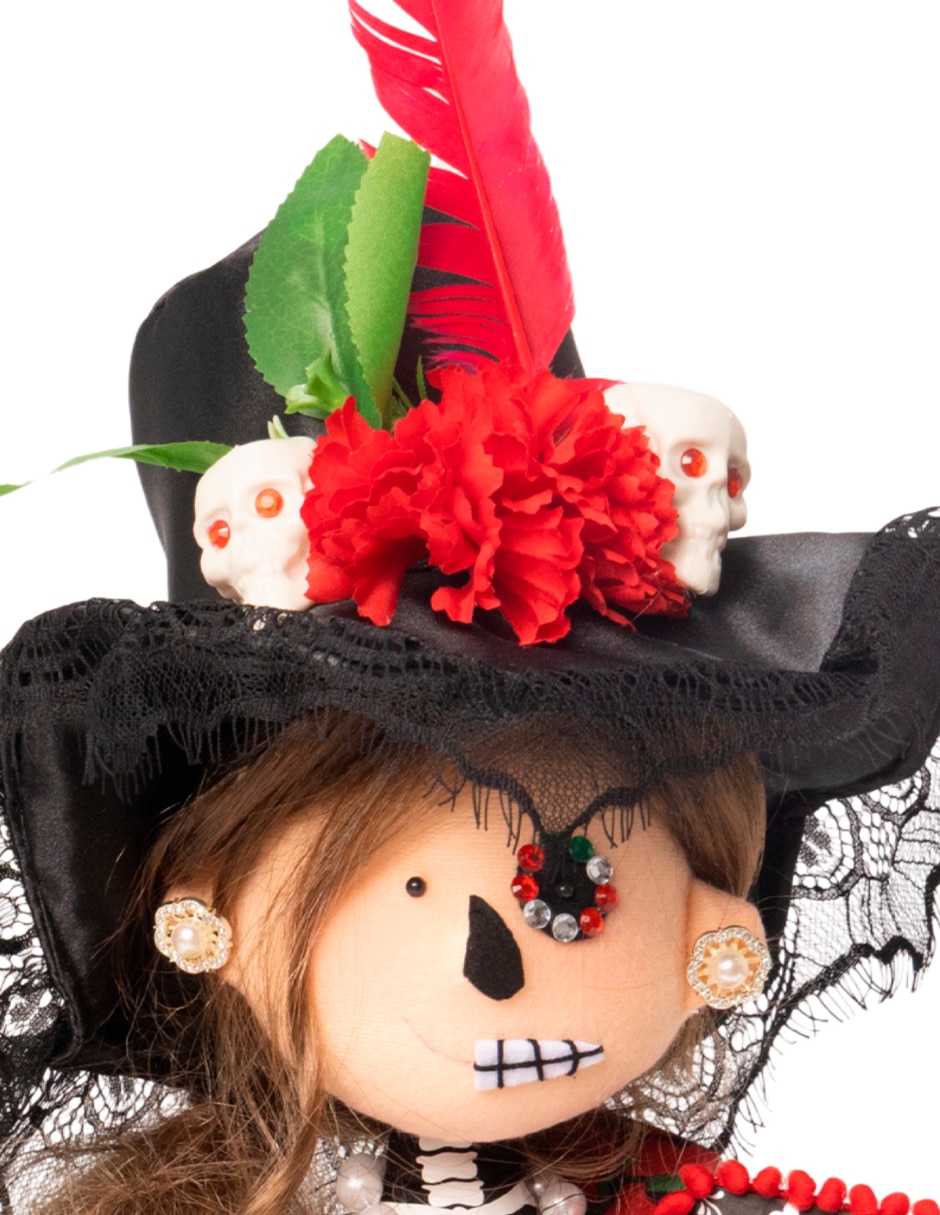 de Muñeca Día de Muertos QUECA DESIGNS Día de Muertos de Tela